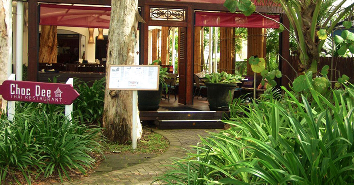 Choc Dee Thai Restaurant In Palm Cove In Far North Queensland